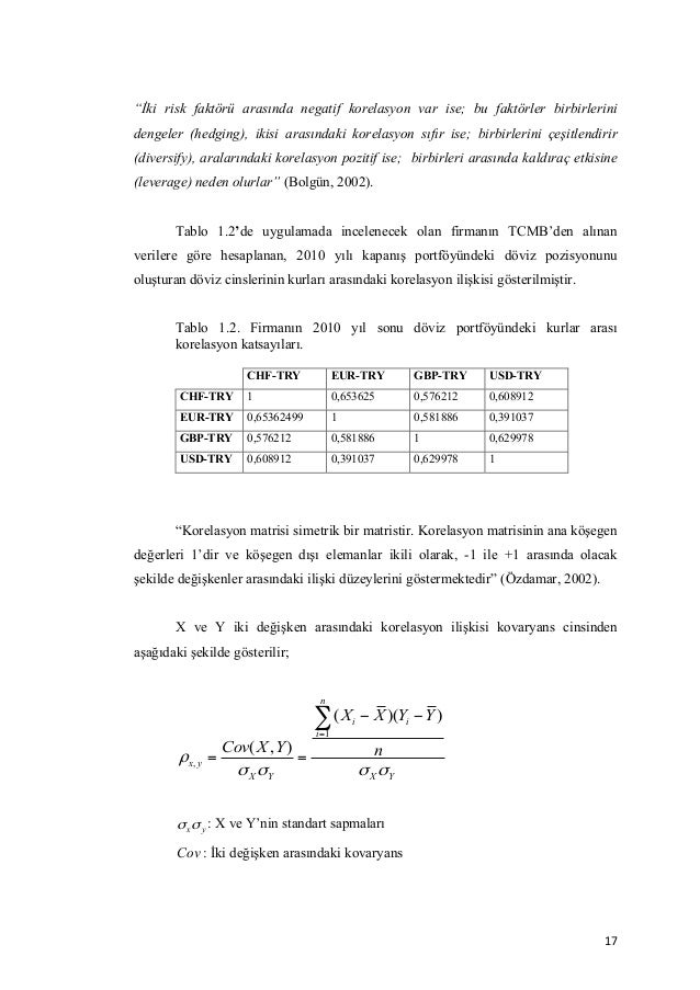 Dissertation on financial risk management