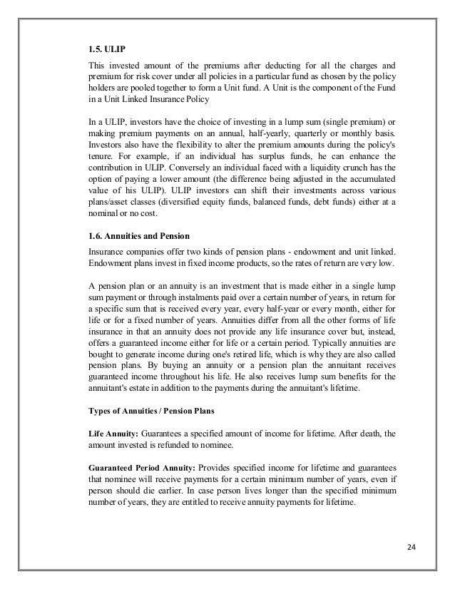 Financial dissertation