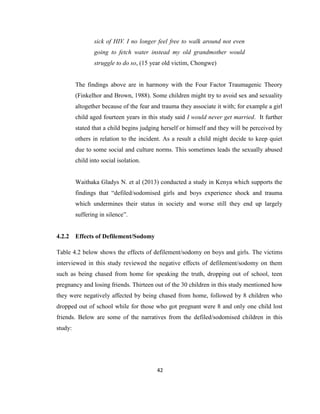 DEFILEMENT OF CHILDREN IN CHONGWE AND LUSAKA: A STUDY OF THE ISSUES ...