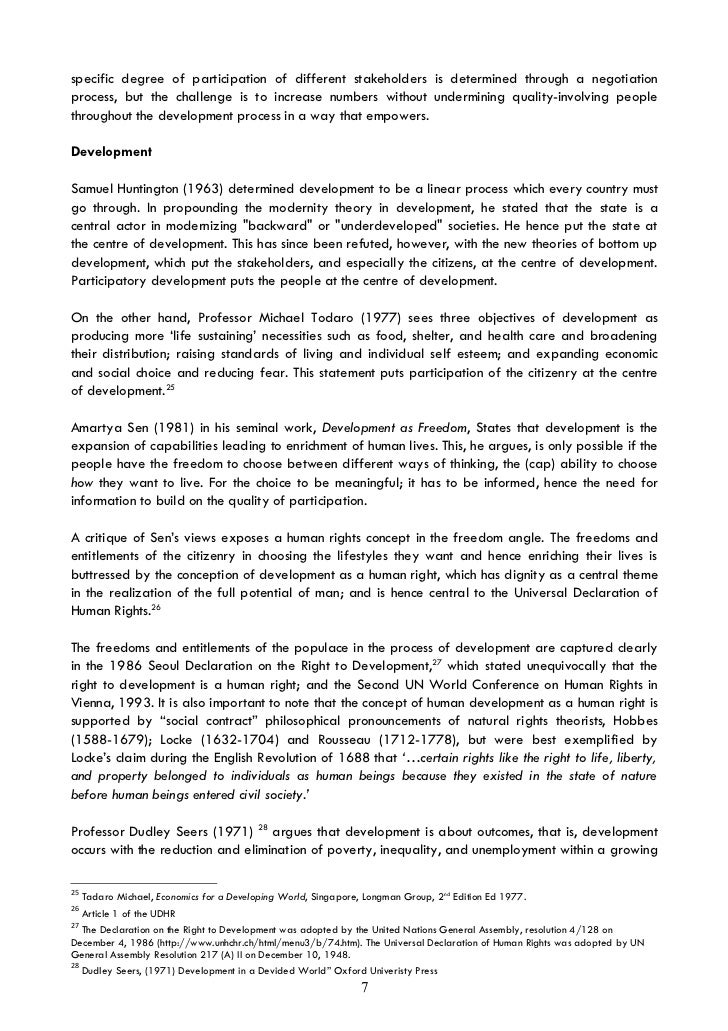 What are the principles of participatory development picture