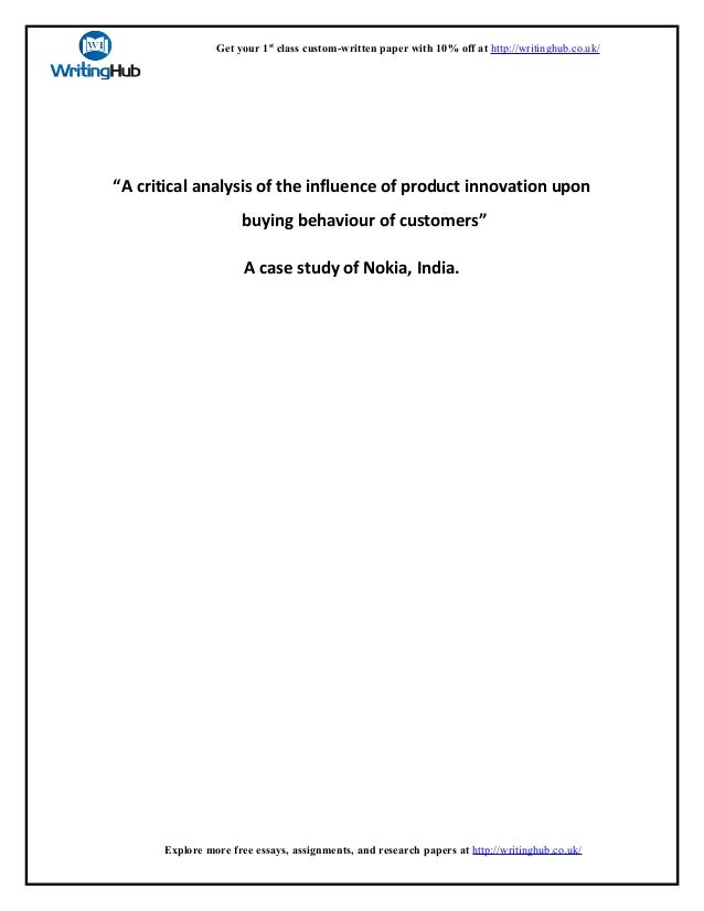 Buying a dissertation online behaviour