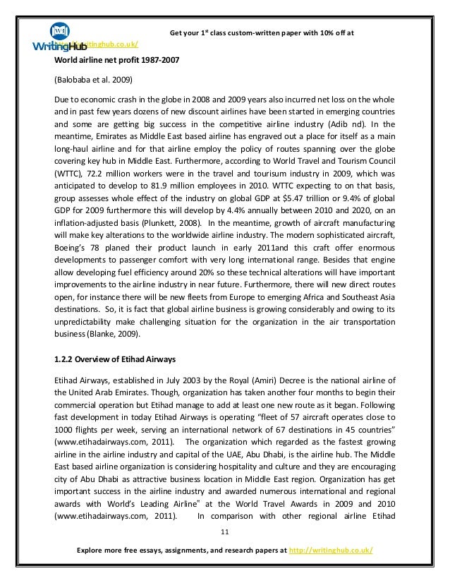 Etihad airways competitive advantage picture