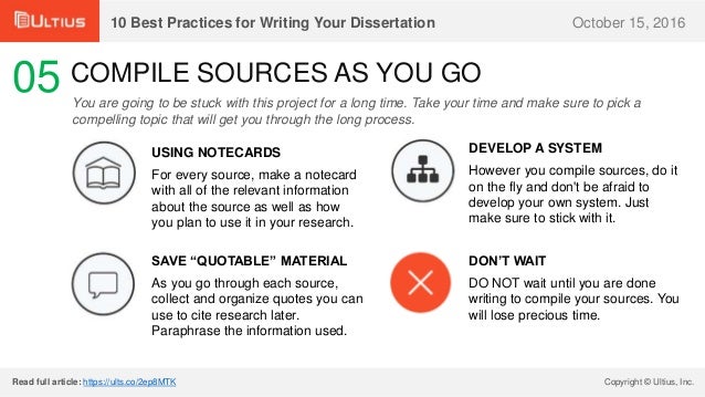 Conduct primary research dissertation