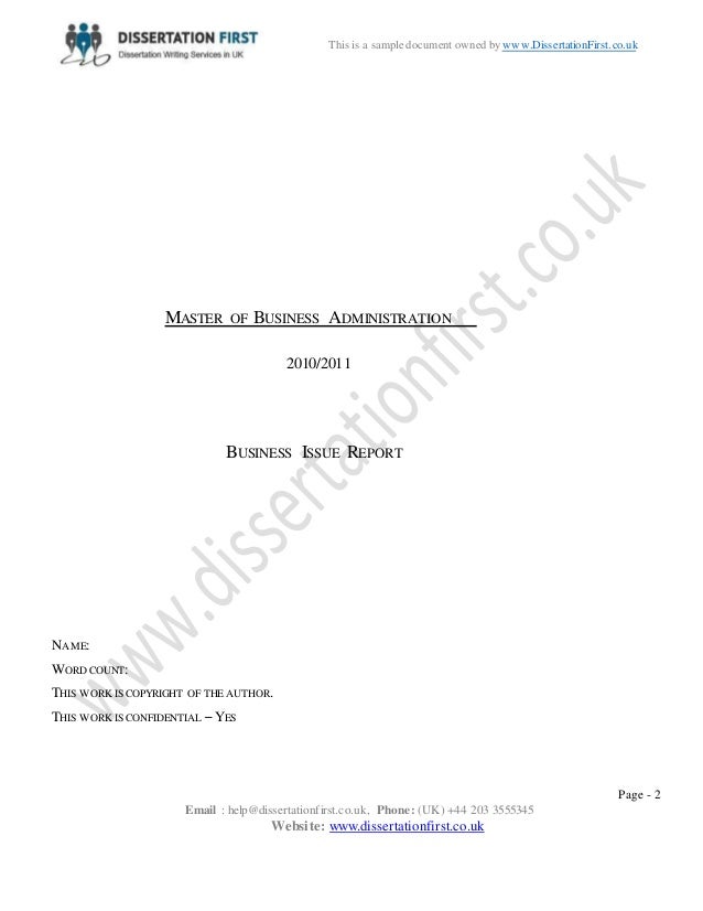 Dissertation on retail industry in recession
