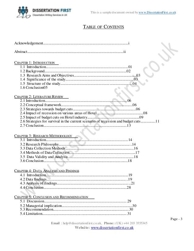 dissertation topic tips