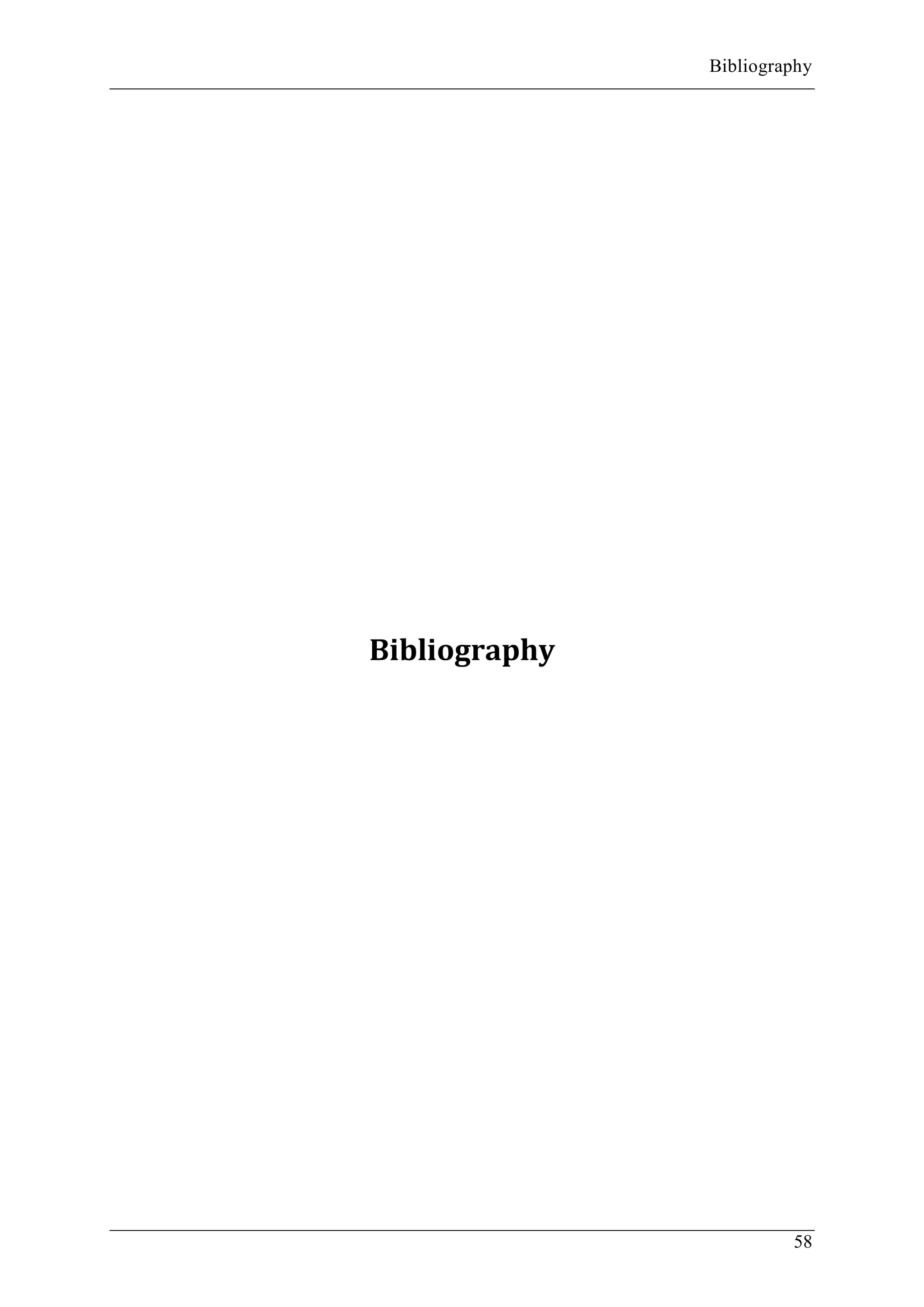Bibliography
58
Bibliography
 
