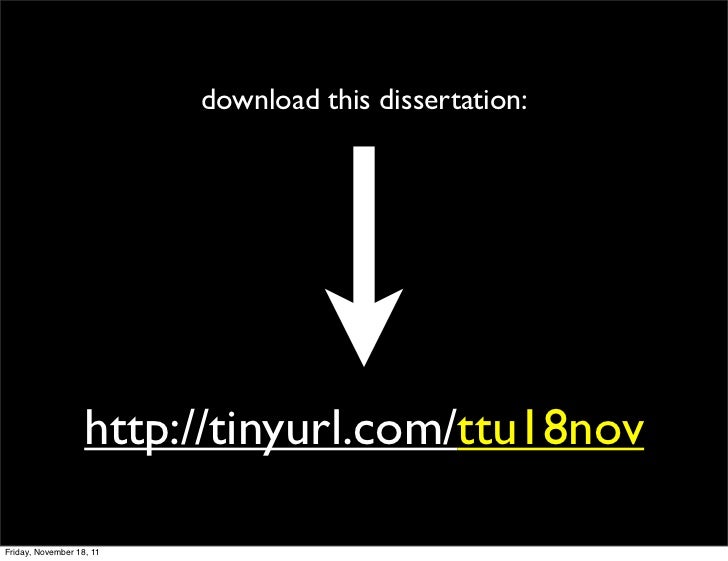 Dissertation defense notes