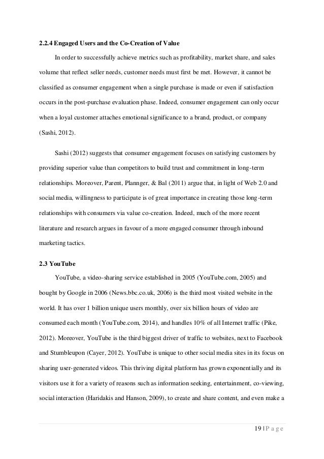 Dissertation online communities customer loyalty uk