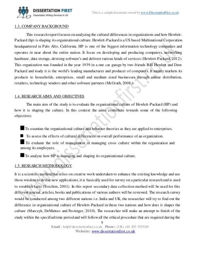 thesis writing format