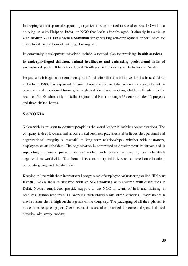 Dissertation on csr reporting