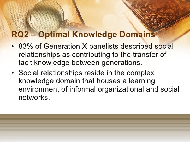 Dissertation knowledge transfer