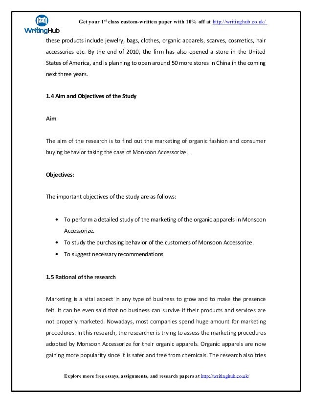 Buying a dissertation consumer