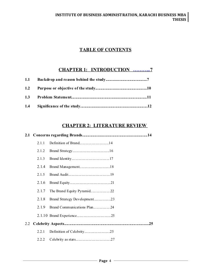 Business administration dissertation