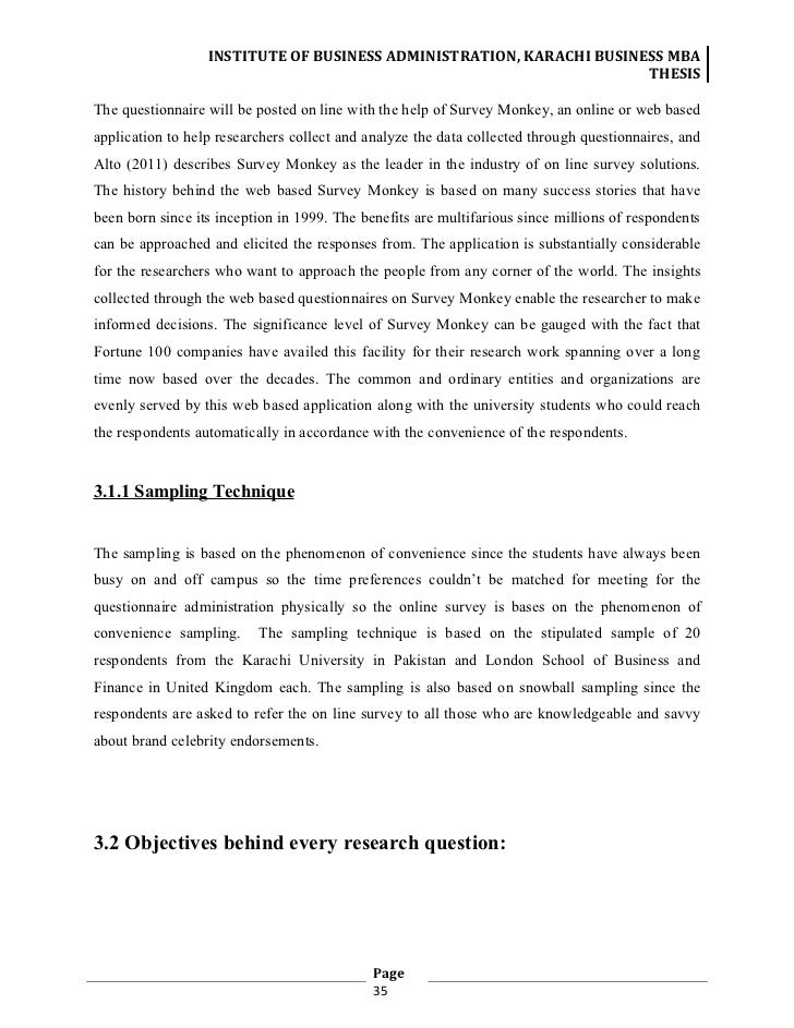 Analysing questionnaires dissertation