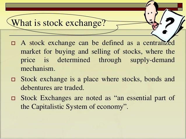 are debentures traded in the stock market