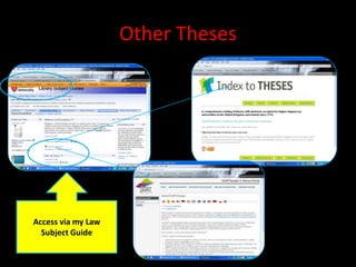 Other Theses




Access via my Law
  Subject Guide
 