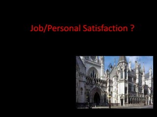 Job/Personal Satisfaction ?
 