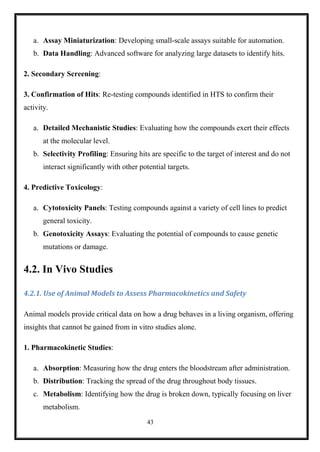 DISSERTATION on NEW DRUG DISCOVERY AND DEVELOPMENT STAGES OF DRUG ...