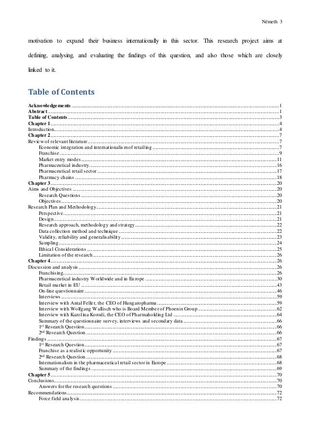 Dissertation pharmaceutical marketing