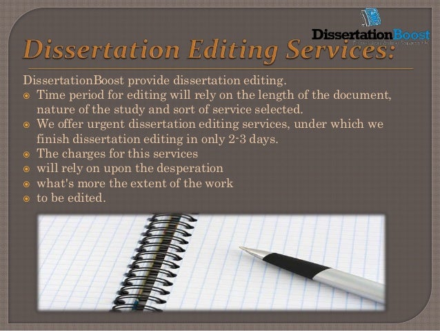 Dissertation statistical services editorial