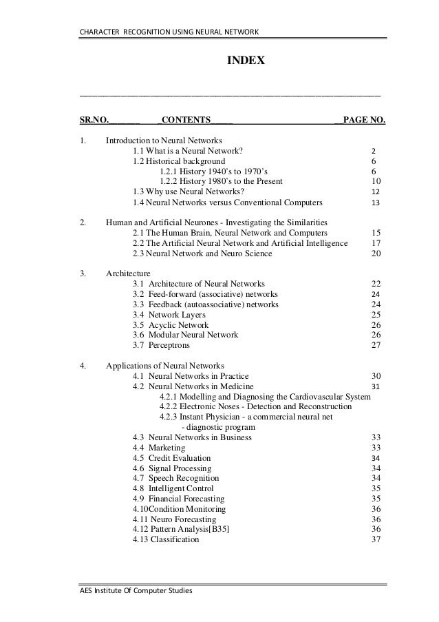 Dissertation index