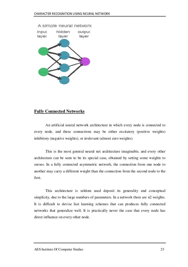 Phd thesis character recognition
