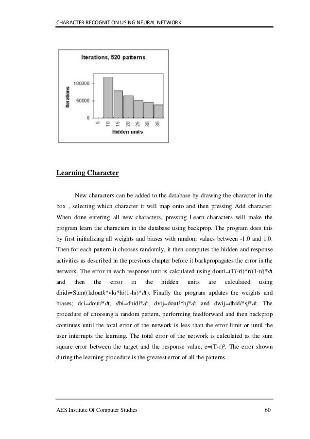 Phd thesis character recognition