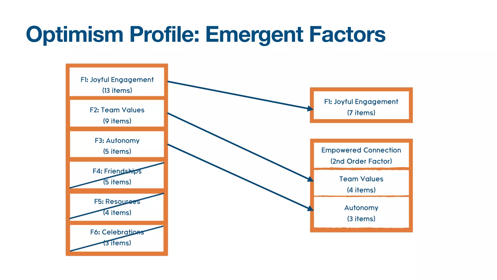 Optimism Profile: Emergent Factors
 