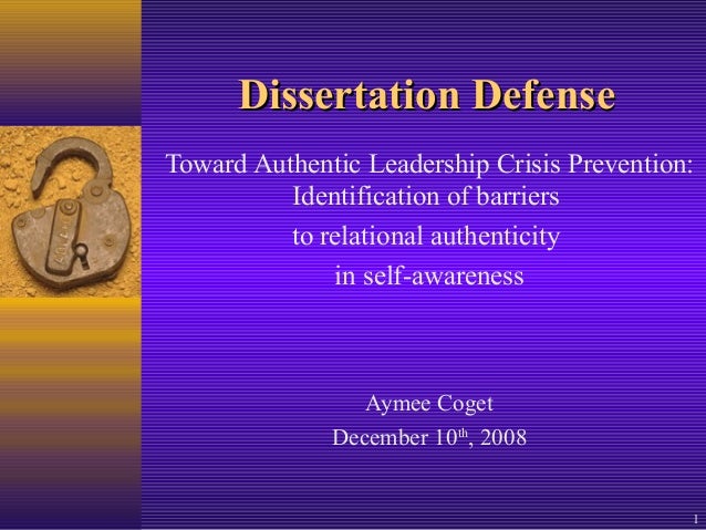 Doctoral dissertation leadership education