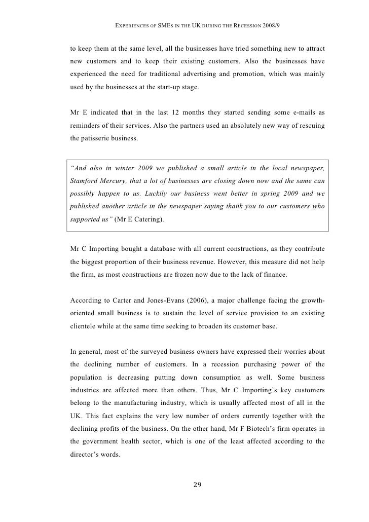 Master thesis sme