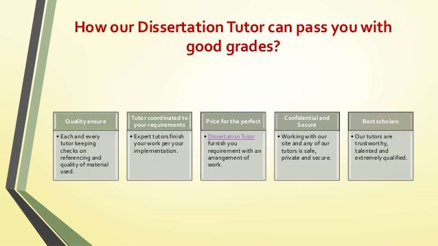 dissertation tutoring