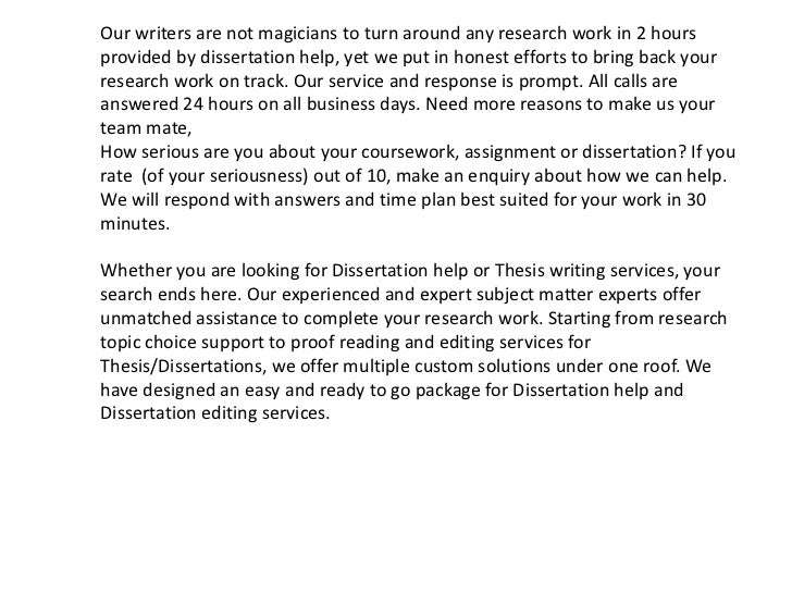 Thesis editing services uk work