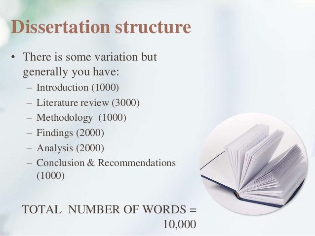 Image result for word dissertation structure