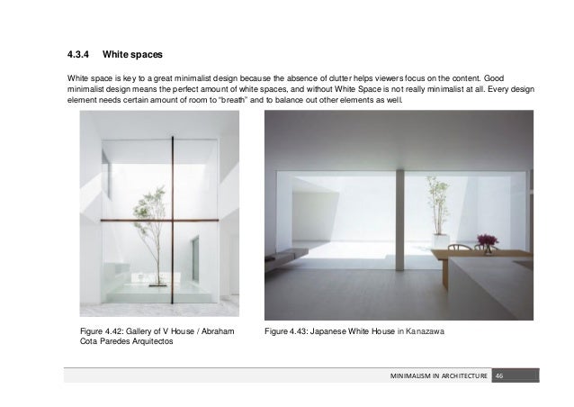 Minimalism in architecture research paper image