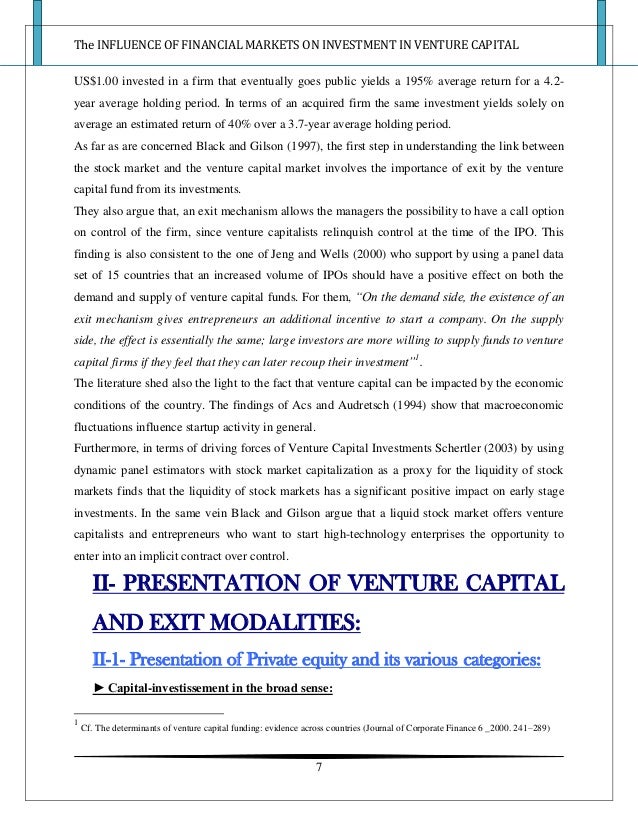 Phd thesis on venture capital