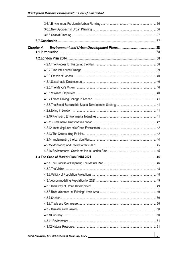 Phd thesis in disaster environment development