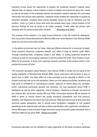 Dissertation MBA Marketing