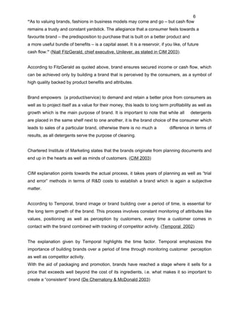 Dissertation MBA Marketing