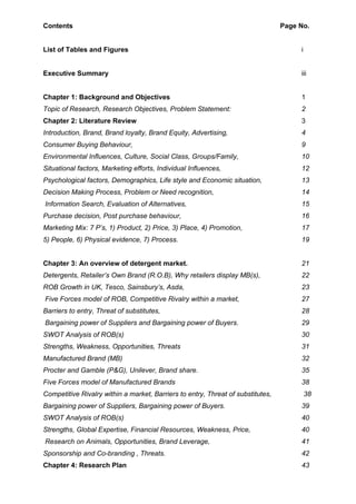 Dissertation MBA Marketing