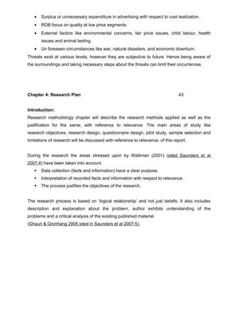 Dissertation MBA Marketing