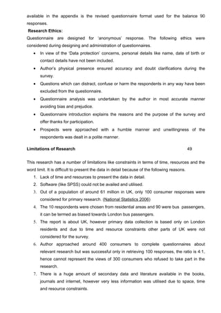 Dissertation MBA Marketing