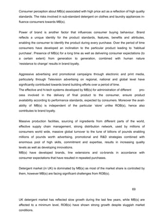 Dissertation MBA Marketing