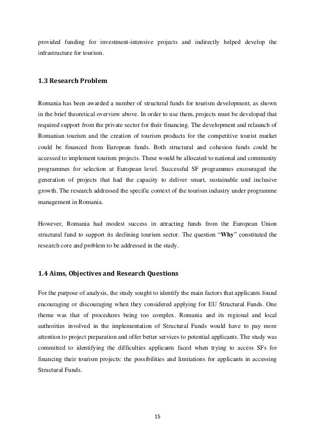 Thesis Research Framework
