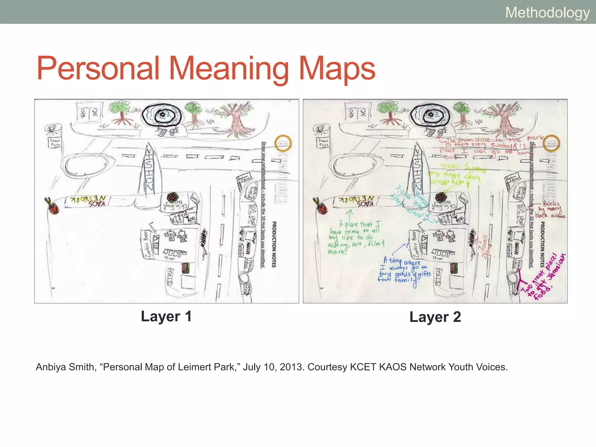Preliminary Observations & Workshops
• Drew Charter School students were 89% African
American, 2% Hispanic/Latino with less than 9%
White/Other
• 100 8th graders made vision maps; 100 4th graders made
vision maps and used Bearden Remixes app*
• Data collection: 4th & 8th grade math class observations;
vision maps, digital collages, arts-based inquiry and group
discussion*
• Data analysis: Field notes, vision maps
Methodology
 