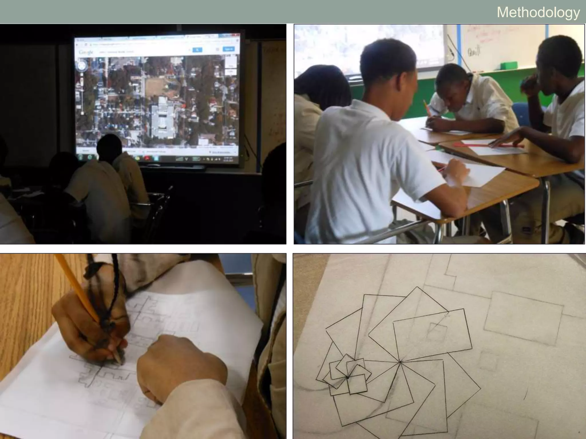 Personal Meaning Maps
Anbiya Smith, “Personal Map of Leimert Park,” July 10, 2013. Courtesy KCET KAOS Network Youth Voices.
Layer 1 Layer 2
Methodology
 