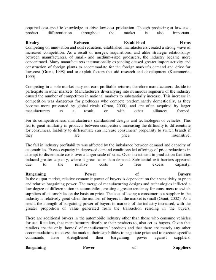Thesis automobile sector Thesis automobile sector image