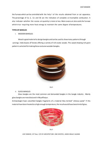 Dissertation on bangle making | DOCX