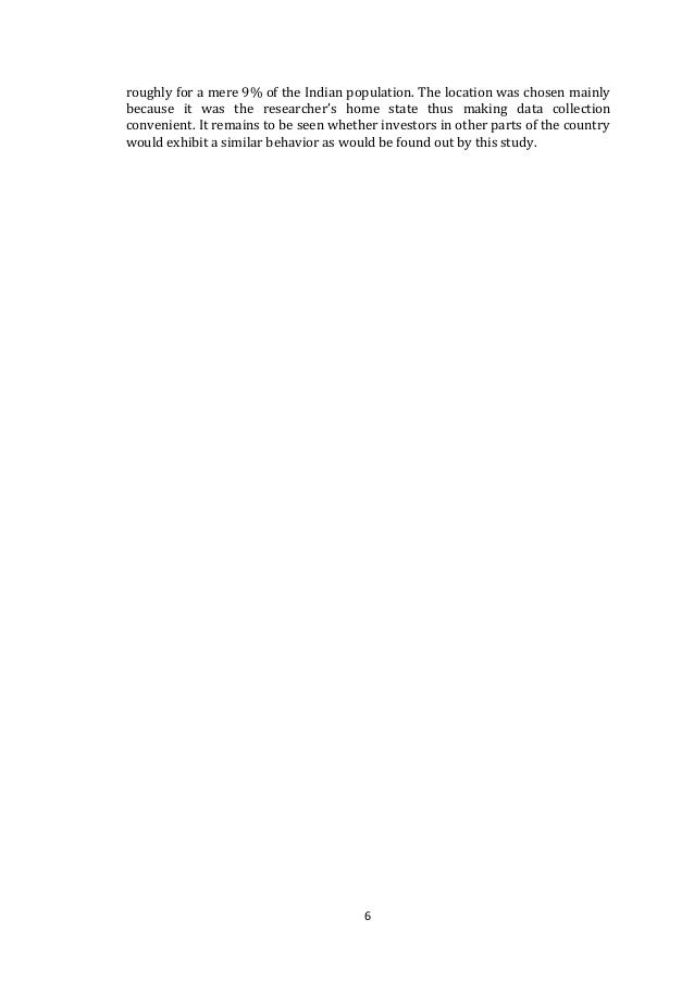 Behavioral finance phd thesis