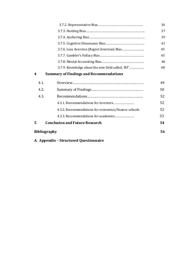 behavioral finance phd thesis