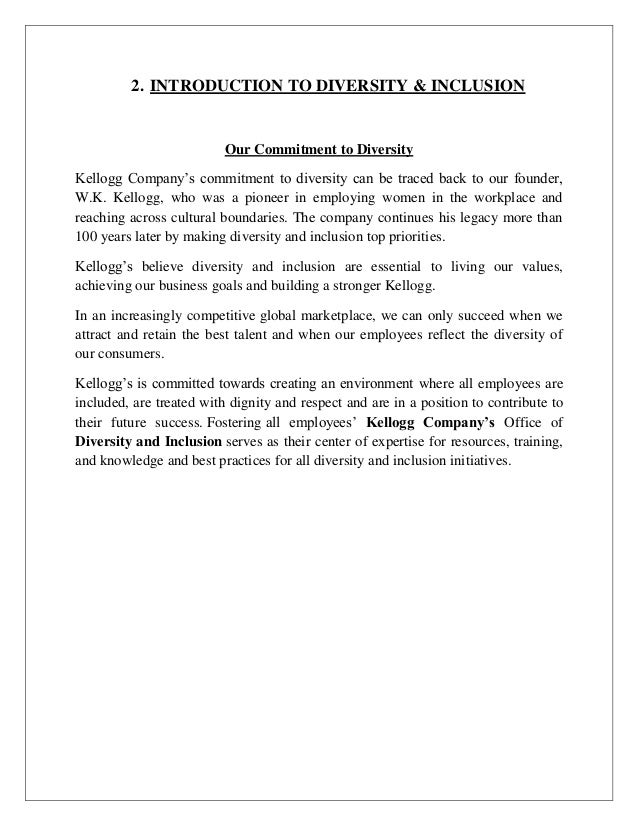 Dissertation on diversity management